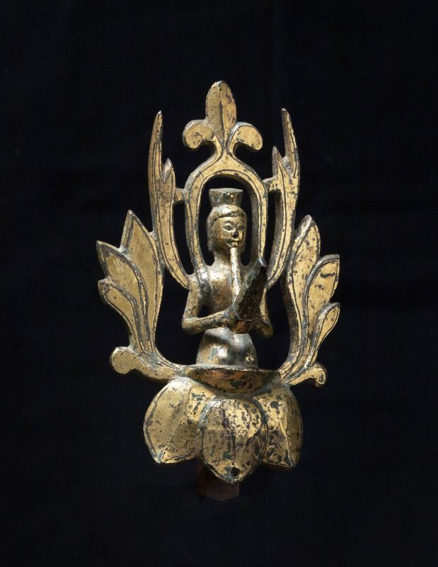 Gilt Bronze Celestial Musician