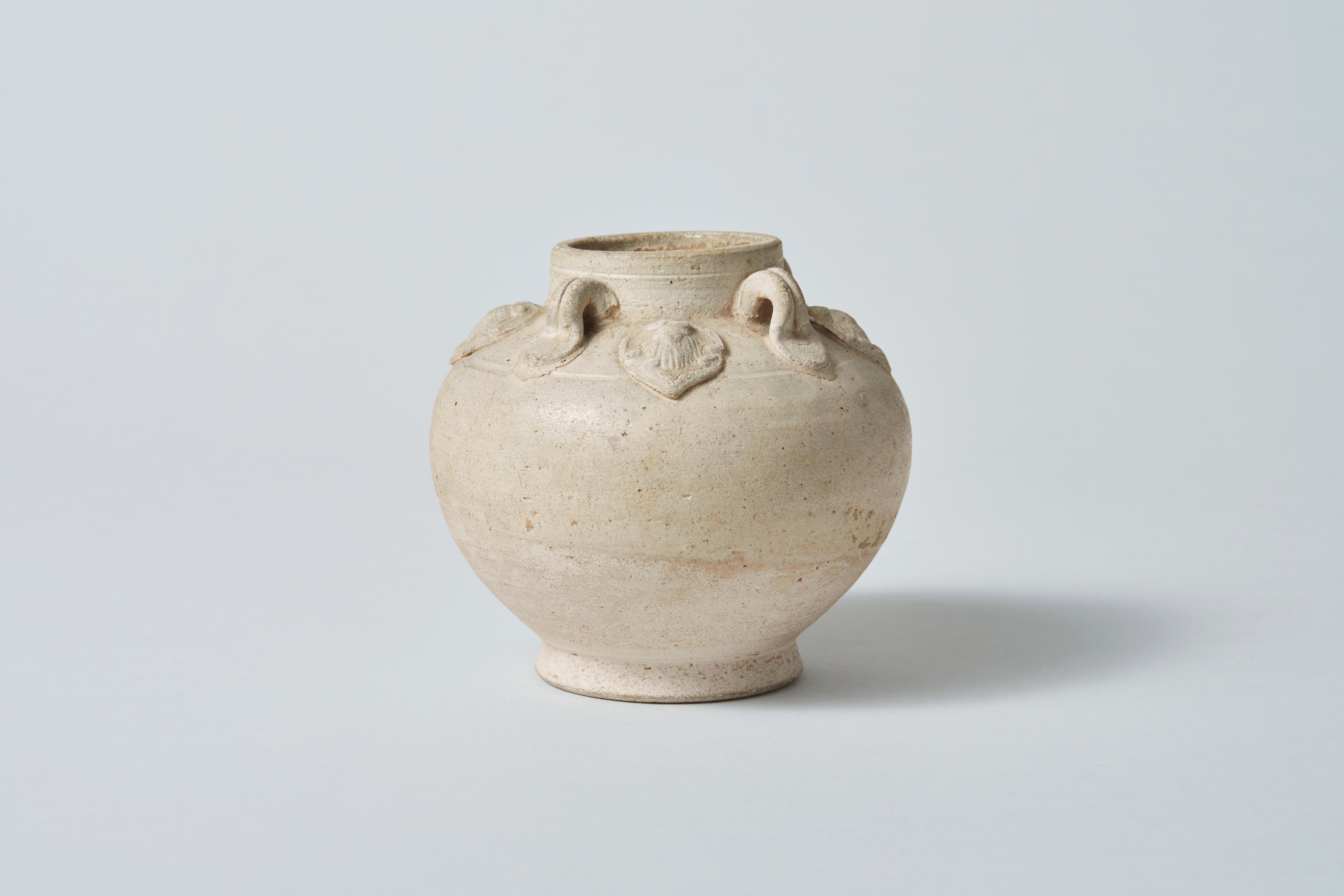 陶器 椅子 緑釉銀 文壺 イスラム古陶 宋代獣耳壺 獣双耳壺 ペルシャ古陶 双耳壺 文化遺産オンライン