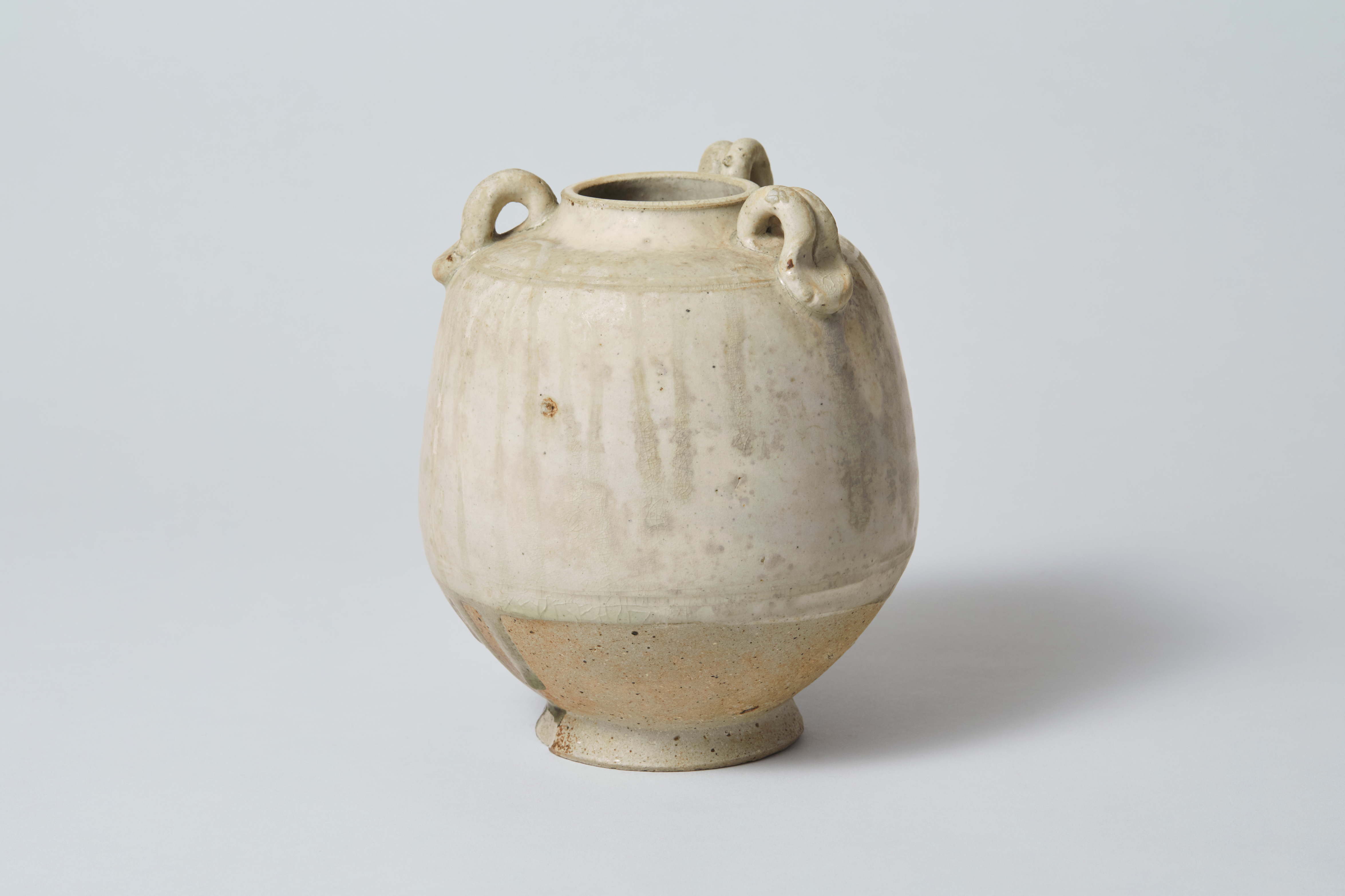 古丹波　三耳壺　大壺　35cm 　p5633 古丹波 三耳壺 大壺 35cm p5633 【公式通販】