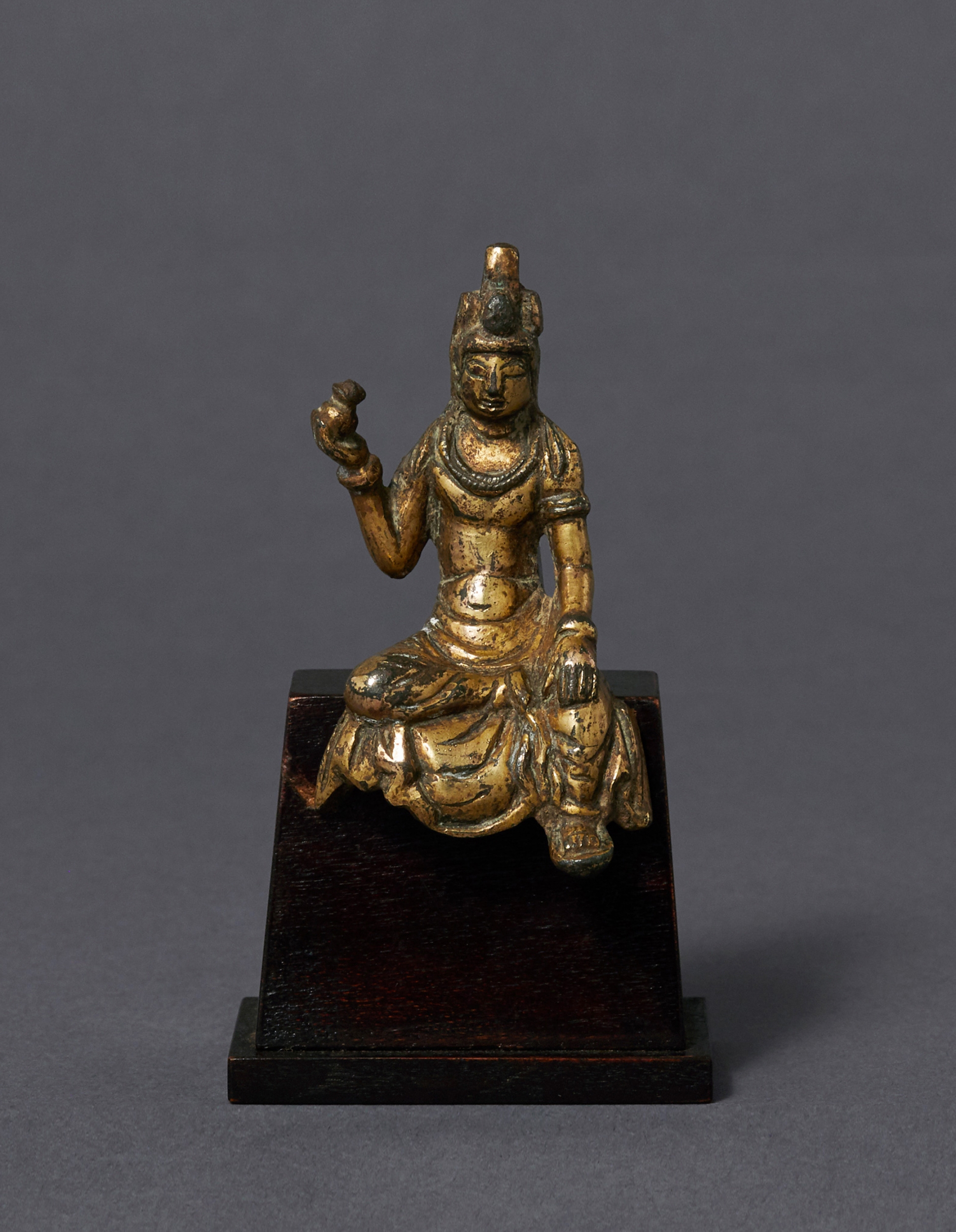 明星観音菩薩像 約10.4kg 銅仏 仏像 銅器 古美術品 仏教美術